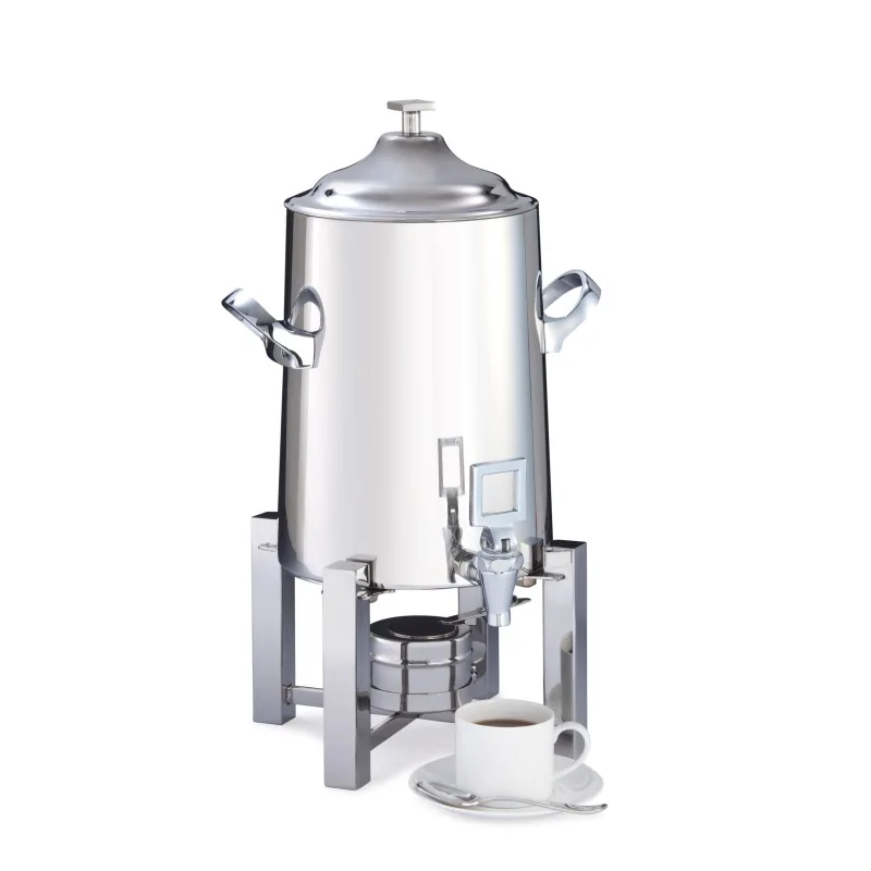 D.W.Haber Tower Stainless Steel Fuel Coffee Urns L 15" W 14 1/2" H 27" - 5 Gal - 19 L -