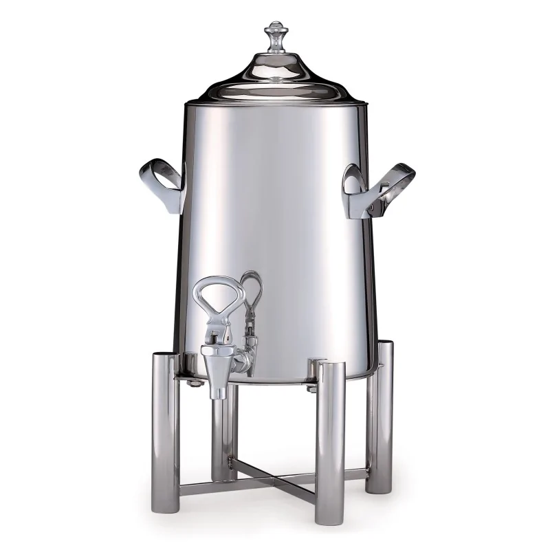 D.W.Haber Tempo Stainless Steel Vacuum Insulated Coffee Urns L 17" W 16 1/2" H 31" - 5 Gal - 19 L -