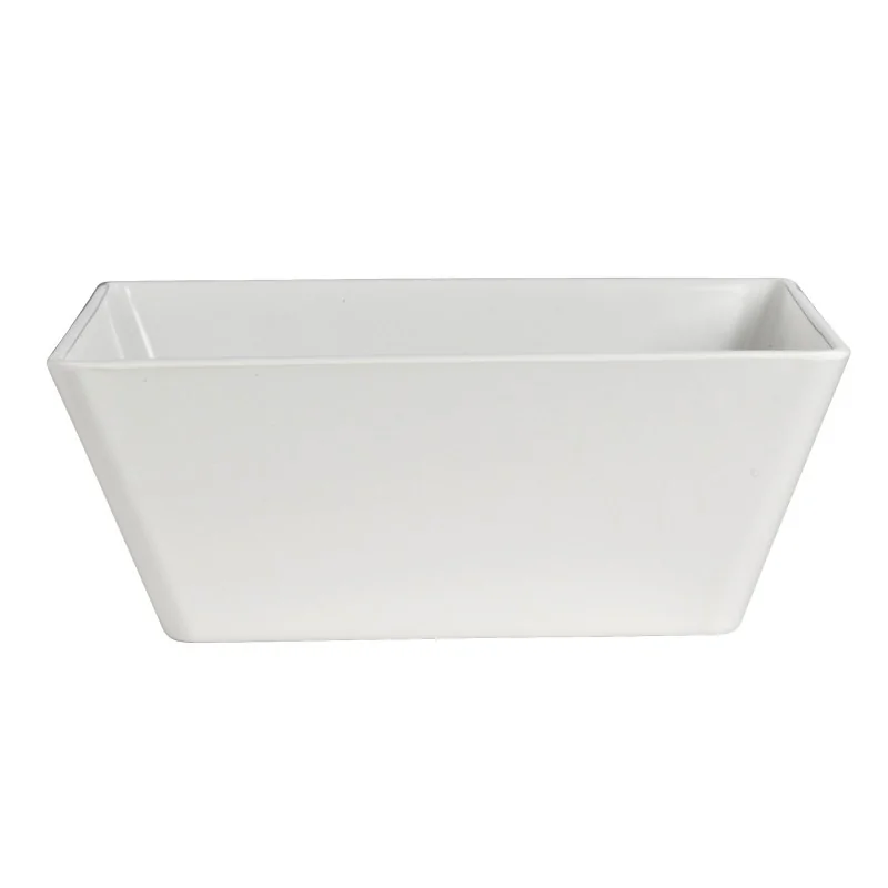 Delfin Quadro Quality Melamine Square Bowls L W 11 3/4" H 4 1/2" - 6 3/4 Qt -