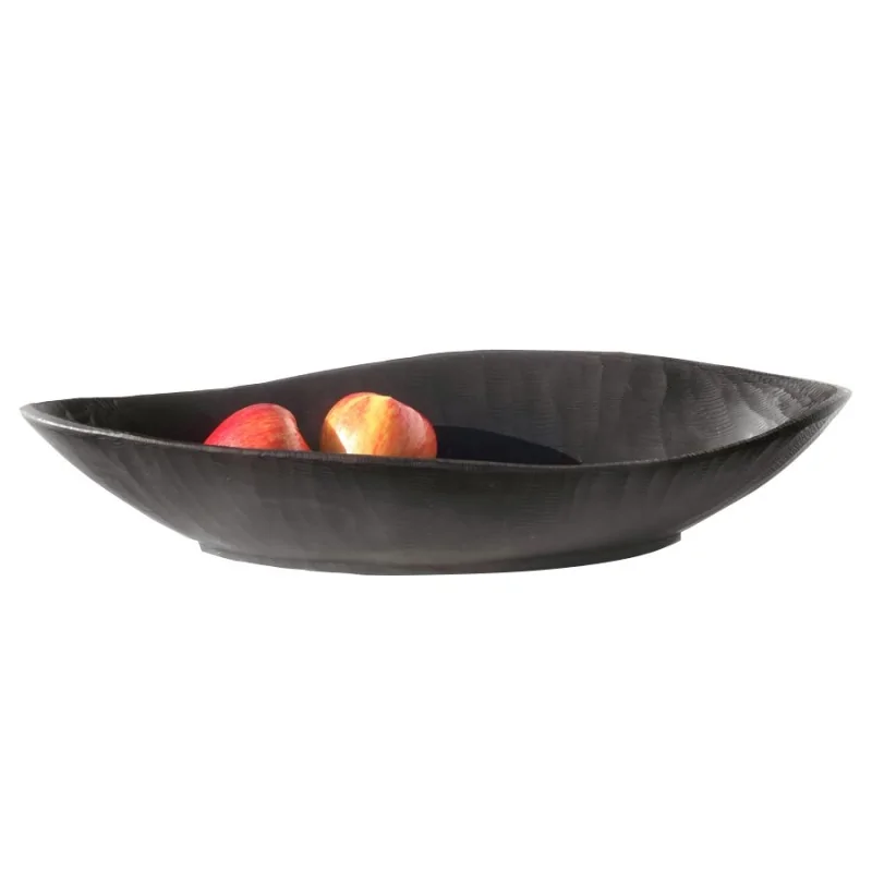 Kenny Mack Designs Resin Point Bowl - Espresso - L 21 1/2" W 8" H 4" - 3 qt -