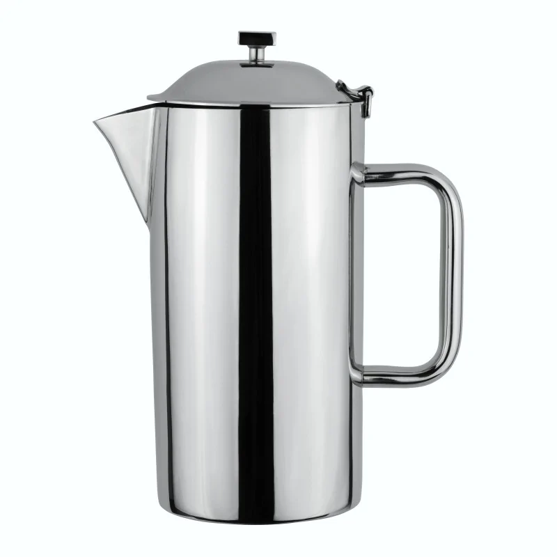 D.W.Haber Stainless Steel Coffee Pot L 8" W 5" H 10" - 2 Qt - 1.9 L -