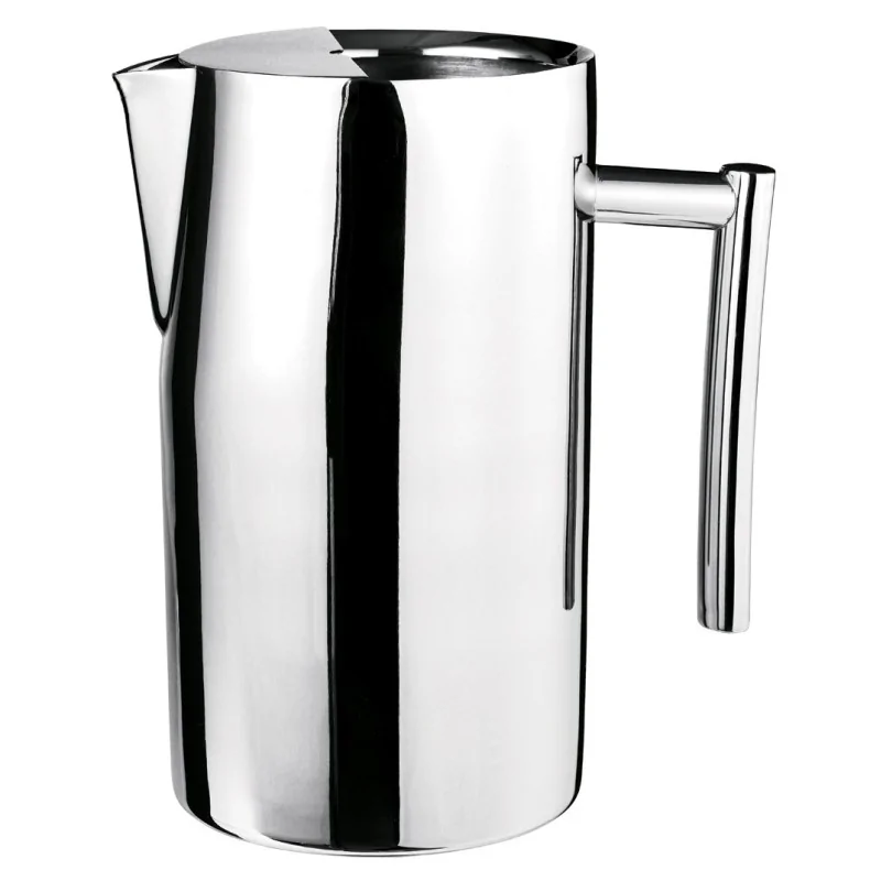 Worthy, Noble & Kent Double Wall Stainless Steel Coffee Pot L 7 1/8" W 4 1/2" H 8 1/8" - 1 1/2 Qt -