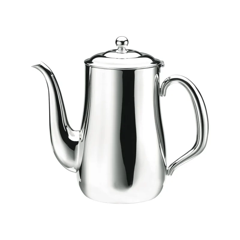 Walco Soprano Stainless Steel Coffee Pot L 10 5/8" H 9 5/8" - 2 1/8 Qt -