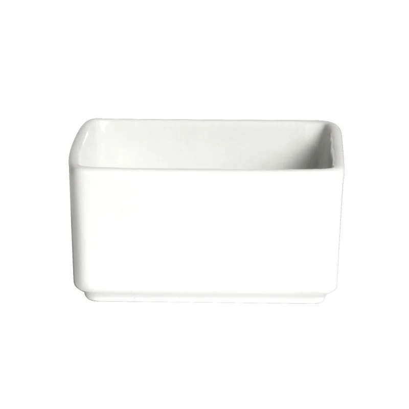 Varick DW A La Carte Square Ramekin 3 1/4'' x 1 5/8'' (6 3/4 Oz) A La Carte - Pack of 36