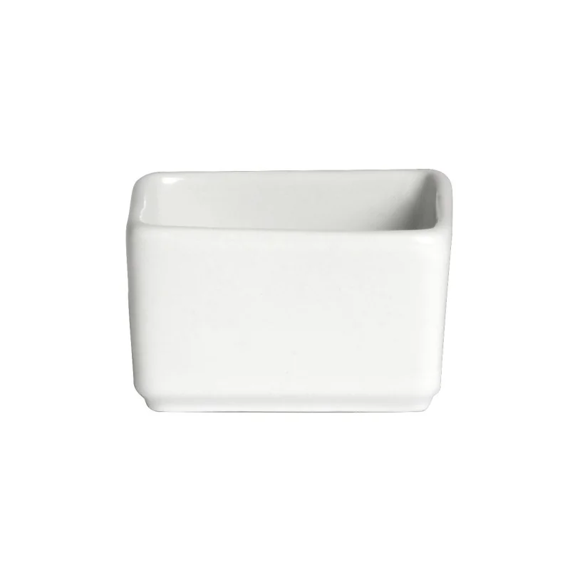 Varick DW A La Carte Square Ramekin 2 1/4'' x 1 1/4'' (2 1/4 Oz) A La Carte - Pack of 36