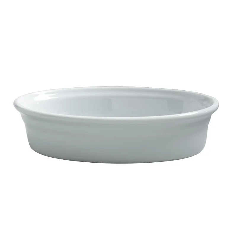 Varick DW A La Carte Oval Baker 9'' x 6 1/4'' x 1 3/4'' (16 Oz) A La Carte - Pack of 12