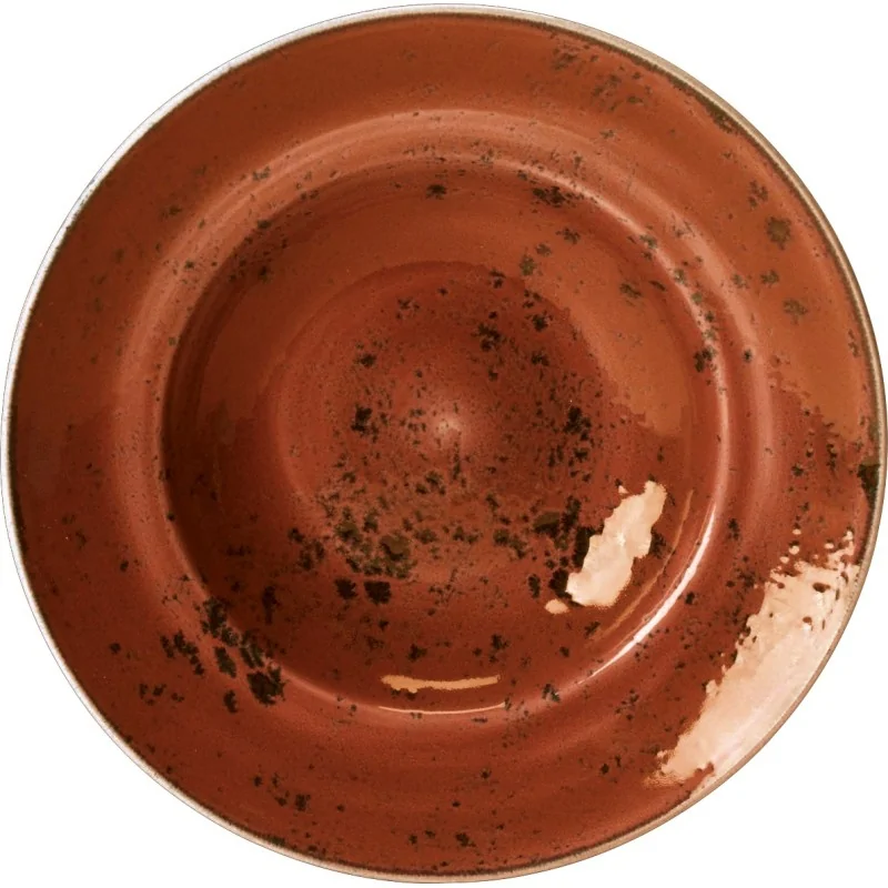 Steelite Performance Craft Terracott Nouveau Bowl 10 5/8'' x 2'' (12 Oz) Craft Terracotta - Pack of 6