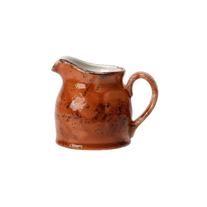 Steelite Performance Craft Terracott Jug Club 5 1/2'' x 4'' x 3 1/4'' (5 Oz) Craft Terracotta - Pack of 12