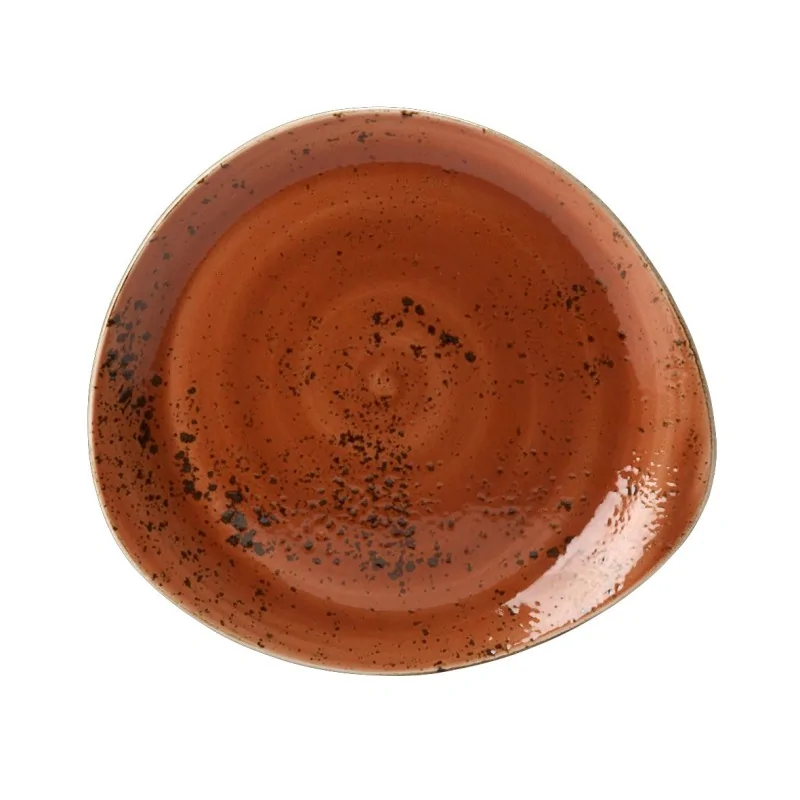 Steelite Performance Craft Terracott Plate 12'' x 10 7/8'' Craft Terracotta - Pack of 12