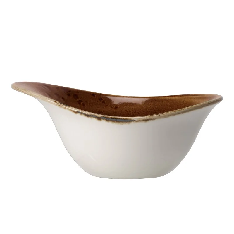 Steelite Performance Craft Terracott Bowl 7'' x 5 1/2'' x 3 1/2'' (14 1/2 Oz) Craft Terracotta - Pack of 12