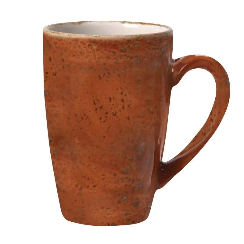 Steelite Performance Craft Terracott Quench Mug 4 1/2'' x 4 3/4'' (12 Oz) Craft Terracotta - Pack of 24