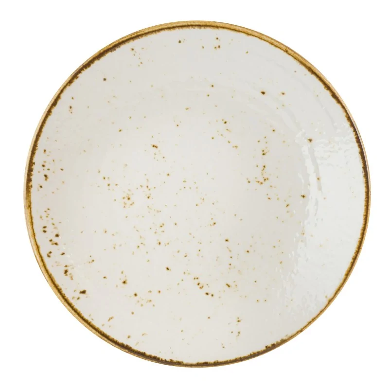 Creations Melamine Craft White Mel Plate Coupe 11 3/4'' Craft White Melamine - Pack of 6