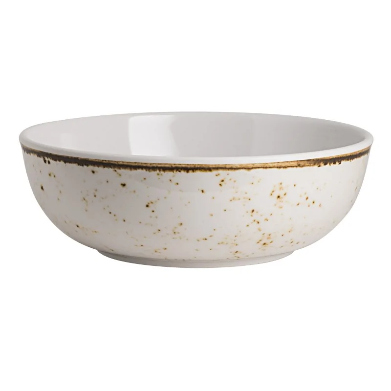 Creations Melamine Craft White Mel Medium Round Bowl 9'' x 3'' (72 Oz) Craft White Melamine - Pack of 12