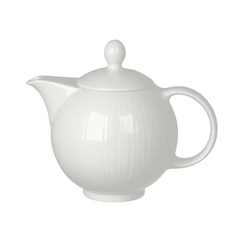 Steelite Distinction Spyro Tea Pot 6 3/8'' x 4 1/8'' x 4'' (12 Oz) Small Lid Spyro