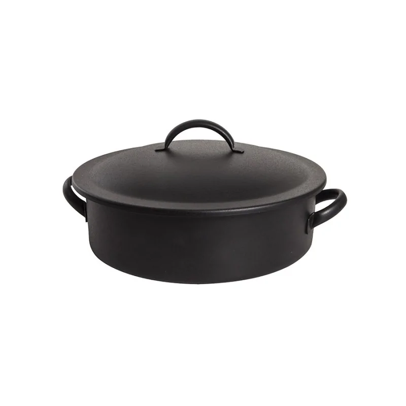 DW Haber Homestyle Induc Chafer Homestyle Induction/Grill (4 Qt) Round W/ Cookware Handles And Cover Black