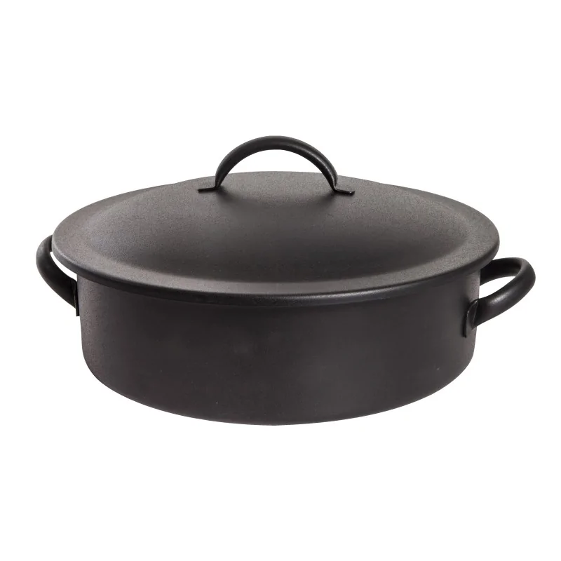 DW Haber Homestyle Induc Chafer Homestyle Induction/Grill (2 Gal) Round W/ Cookware Handles And Cover Black