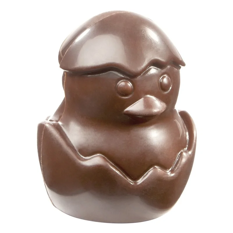 Polycarbonate Hatching Chick Chocolate Mold - 33 mm x 26.5 mm x 13 mm - 13 gr - 24 Cavity