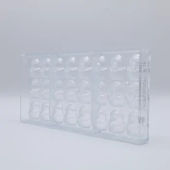 Polycarbonate Hatching Chick Chocolate Mold - 33 mm x 26.5 mm x 13 mm - 13 gr - 24 Cavity