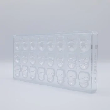 Polycarbonate Hatching Chick Chocolate Mold - 33 mm x 26.5 mm x 13 mm - 13 gr - 24 Cavity