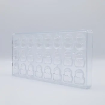 Polycarbonate Hatching Chick Chocolate Mold - 33 mm x 26.5 mm x 13 mm - 13 gr - 24 Cavity