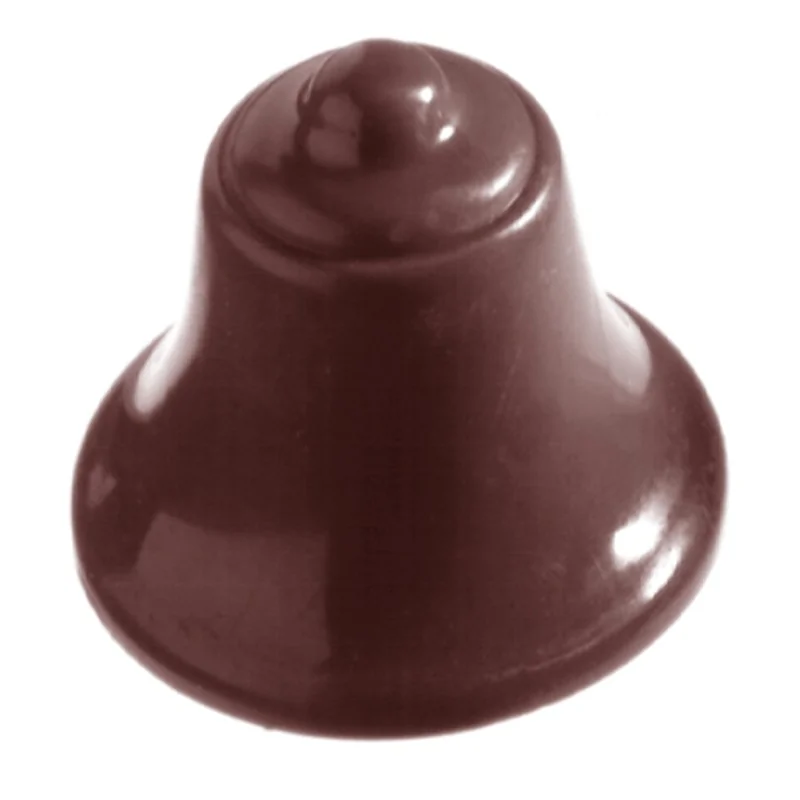 Polycarbonate Bell Chocolate Mold - 31 mm x 31 mm x 27 mm - 12 gr - 21 Cavity