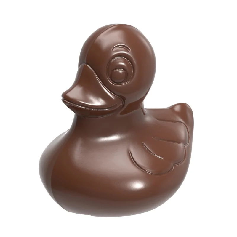 Polycarbonate Fairground Duck Chocolate Mold - 34 mm x 35 mm x 14 mm - 12 gr - 18 Cavity