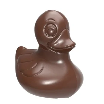 Polycarbonate Fairground Duck Chocolate Mold - 34 mm x 35 mm x 14 mm - 12 gr - 18 Cavity