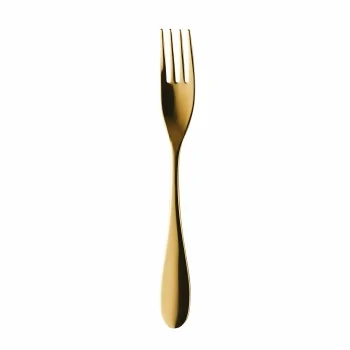 Degrenne Onde Gold Pvd Stainless Steel Table Fork 199 mm - 7 ''13/16 - Pack of 12