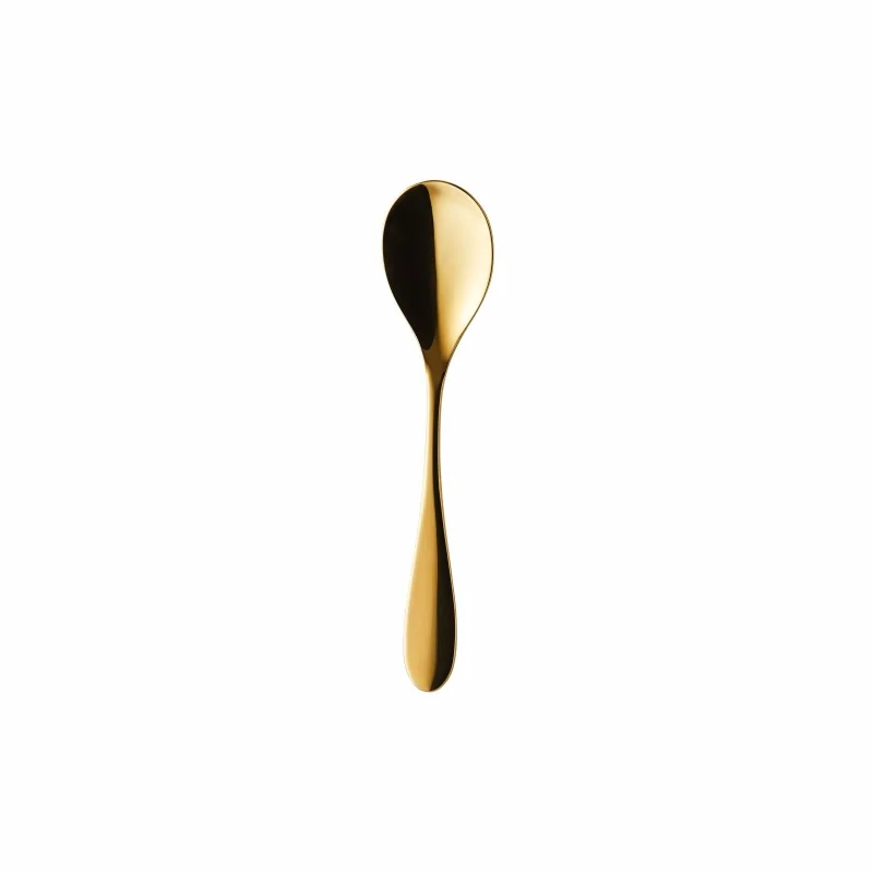 Degrenne Onde Gold Pvd Stainless Steel Coffee Spoon 139 mm - 5 ''1/2 - Pack of 12