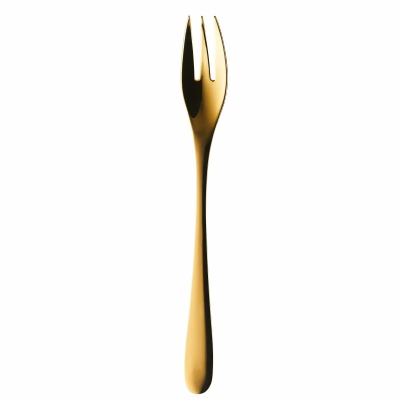 Degrenne Onde Gold Pvd Stainless Steel Serving Fork 266 mm - 10 ''1/2 - Pack of 1