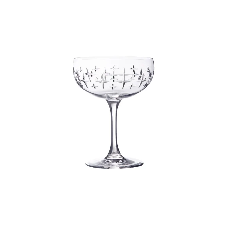 Degrenne Newport Twist Cocktail Glass/Ice Cup 28 cl - Pack of 6