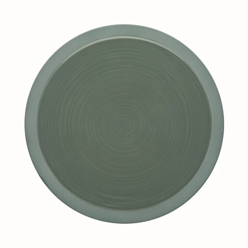 Degrenne Bahia Argile Verte Round Dinner Plate 29 cm - 11''7/16 - Set of 3