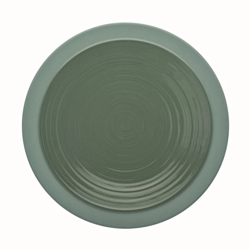 Degrenne Bahia Argile Verte Round Dinner Plate 26 cm - 10''1/4 - Set of 6