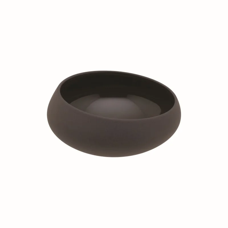 Degrenne Cocottes Carbone Black Slanted Rim Bowl Bowl 12 cm - 30cl - 12 cm - 4''3/4 - 30cl & 10oz 1/8 - Set of 6