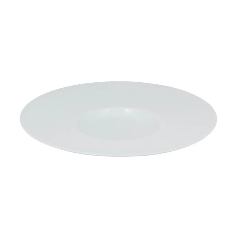 Degrenne Graphique Blanc Round Shallow Bowl 28 cm - 11 in - Set of 3