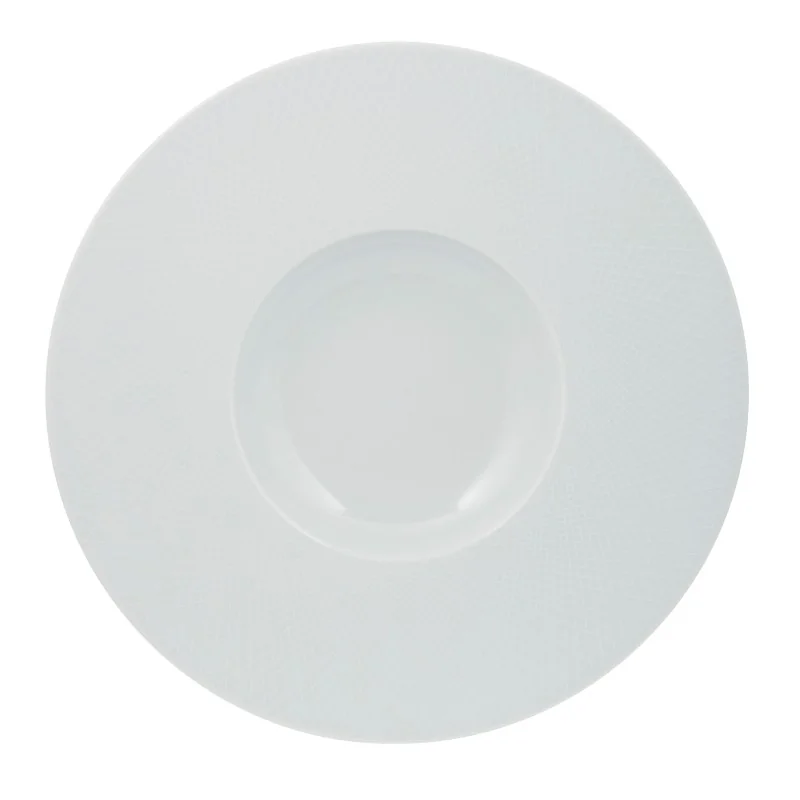 Degrenne Graphique Blanc Round Shallow Bowl 30 cm - 11''13/16 - Set of 3