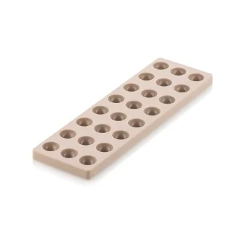 Silikomart Professional Polycarbonate Kit Semisphera 01 Chocolate Mold - Ø31mm x h 16.5 mm - 8.5ml - 24 Cavity