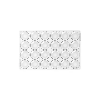 Silikomart Professional Polycarbonate Kit Semisphera 02 Chocolate Mold - Ø35mm x h 18 mm - 12ml - 24 Cavity