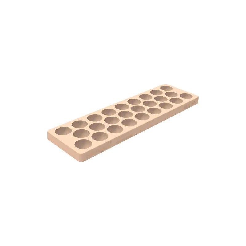 Silikomart Professional Polycarbonate Kit Semisphera 02 Chocolate Mold - Ø35mm x h 18 mm - 12ml - 24 Cavity