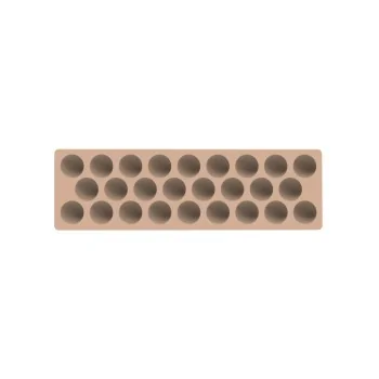 Silikomart Professional Polycarbonate Kit Semisphera 02 Chocolate Mold - Ø35mm x h 18 mm - 12ml - 24 Cavity