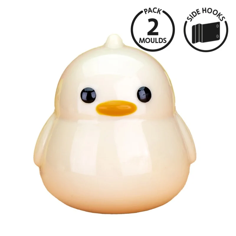 Professional Polycarbonate Charlie Chocolate Chick Mold - 73 mm x 73 mm x h 80 mm - 70gr - 12 Cavity