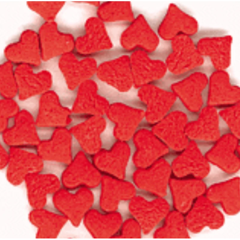 Elegant Bead Shaped Sprinkles Topping Decoration 3.5oz - Romance Mini Hearts