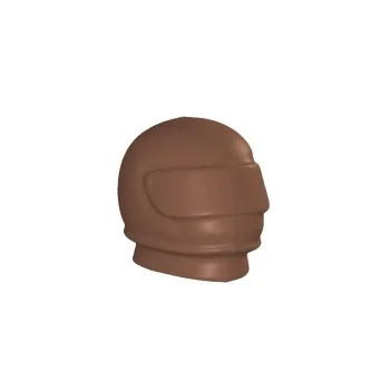 Polycarbonate Motorcycle Helmet Chocolate Mold - 30 mm x 26 mm - 12.6gr - 24 Cavity