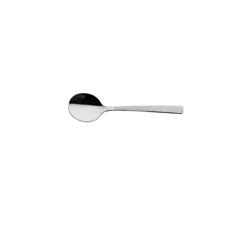 Degrenne Astree Cisele Stainless Steel Bouillon Spoon 183 mm - 7 ''3/16 - Pack of 12