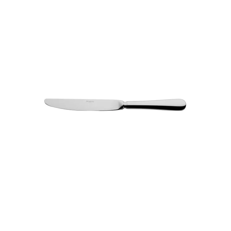 Degrenne Blois Stainless Steel Table Knife Heavy Solid Handle Serrated 246 mm - 9 ''11/16 - Pack of 12