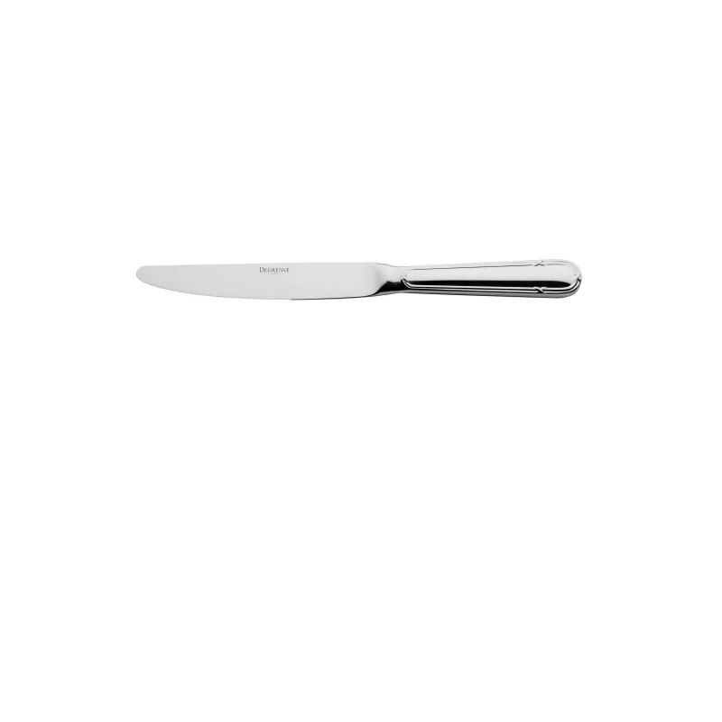 Degrenne Florencia Stainless Steel Table Knife Straight Hollow Handle Serrated 246 mm - 9 ''11/16 - Pack of 12