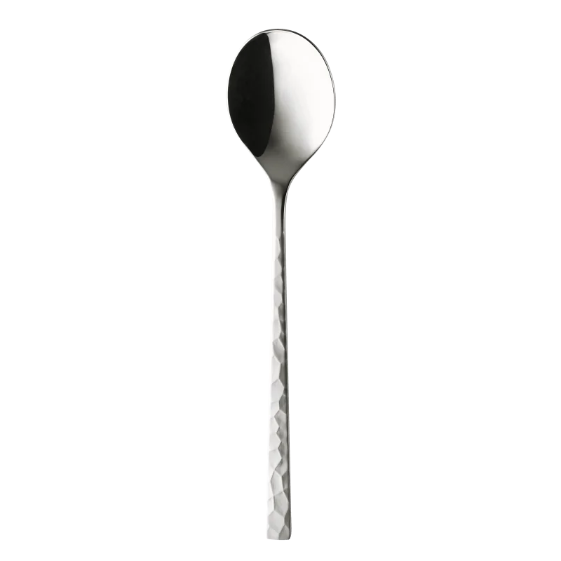 Degrenne Fuse Martele Stainless Steel Table Spoon 215 mm - 8''7/16 - Pack of 12