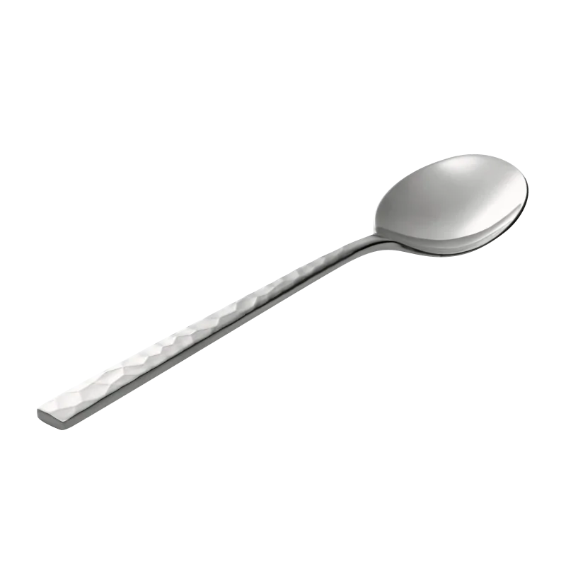 Degrenne Fuse Martele Stainless Steel Table Spoon 215 mm - 8''7/16 - Pack of 12