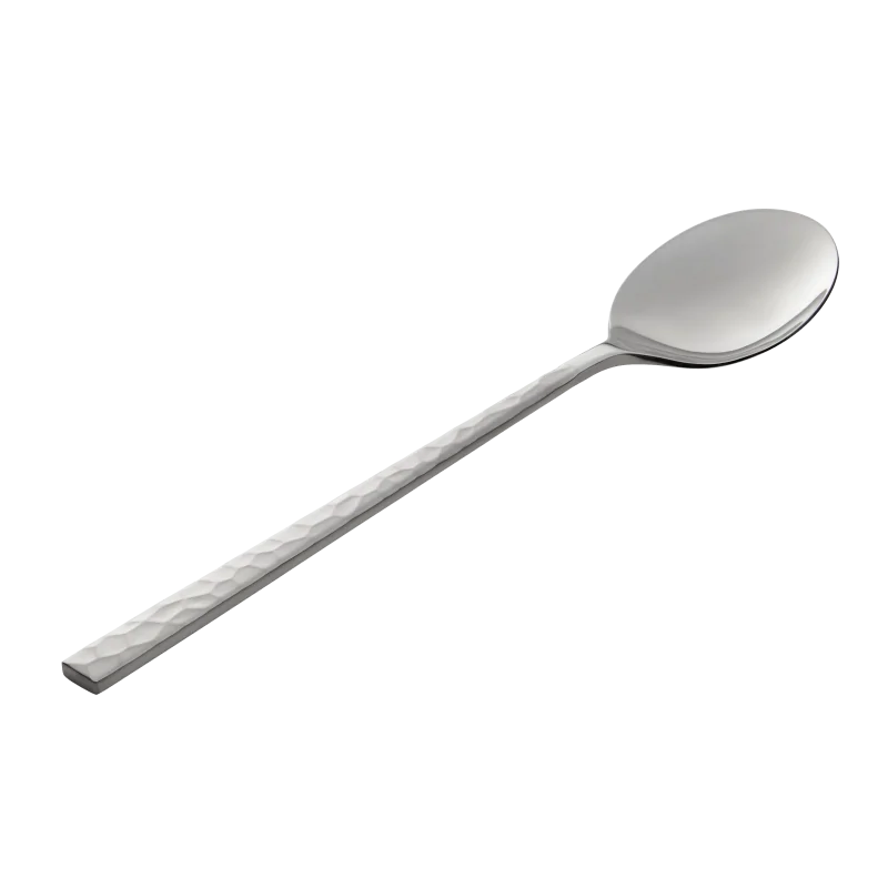 Degrenne Fuse Martele Stainless Steel Serving Spoon 260 mm - 10 ''1/4 - Pack of 1