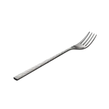 Degrenne Fuse Martele Stainless Steel Dessert Fork 191 mm - 7 ''1/2 - Pack of 12